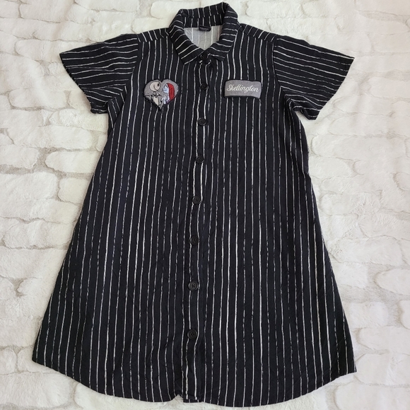 Her Universe Dresses & Skirts - Disney Womens Size Medium The Nightmare Before Christmas Pinstripe Dress